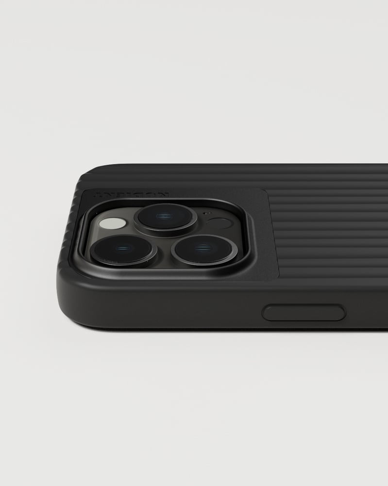 Nudient – Backcover – für Apple iPhone 15 Pro – schwarz