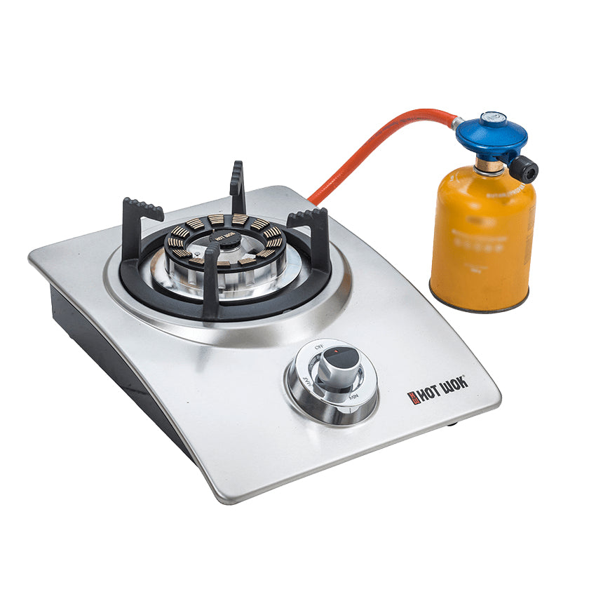Hot Wok Gasgrill Double – 2 Brenner, Flachbrenner, 20 kW – Schwarz