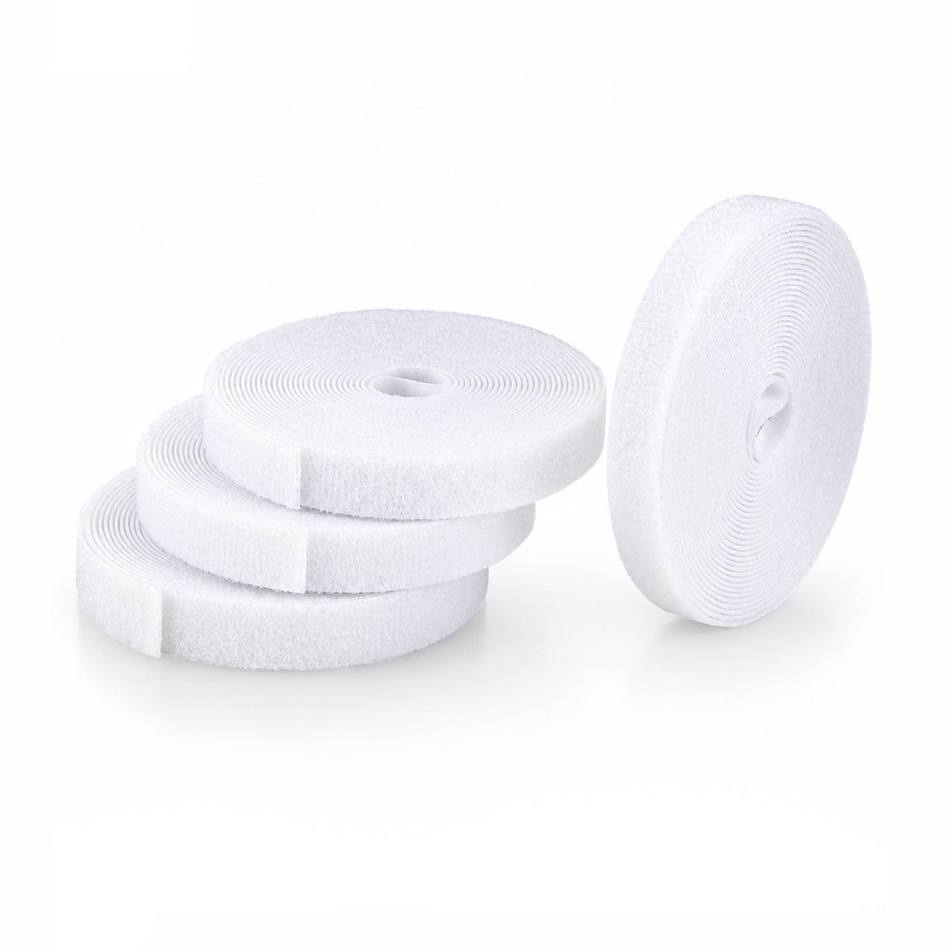 StarTech.com Klettbandrolle, 12,7 mm × 4,6 m, Weiss, 4 Stück