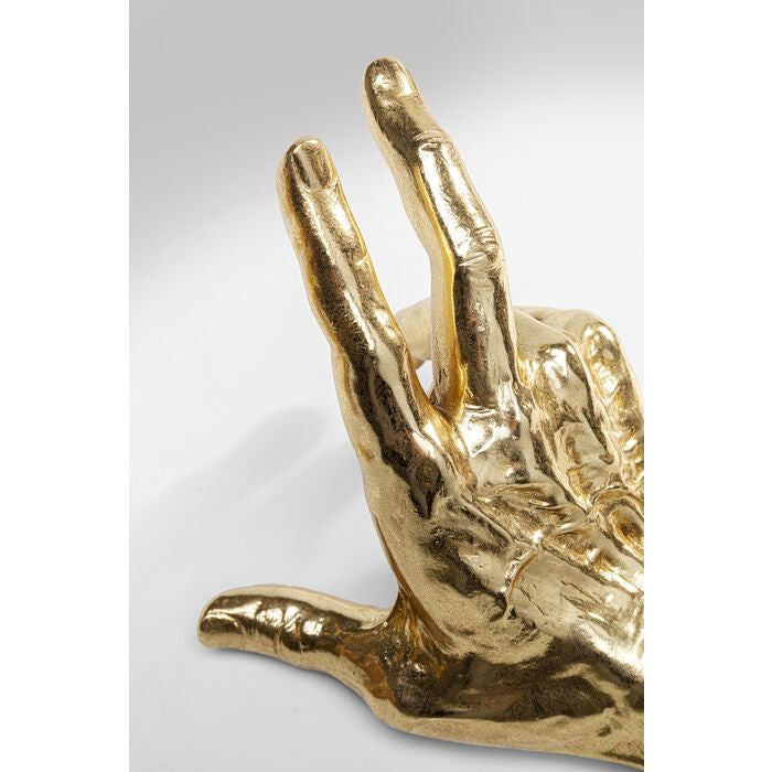 KARE Design Fingers Ablageschale – gold – 140 × 210 × 160 mm