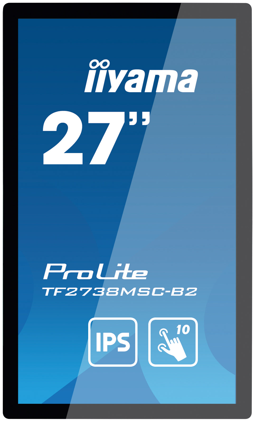 iiyama ProLite TF2738MSC-B2 – Monitor, 27", 1920 × 1080 (Full HD), Touch, Schwarz