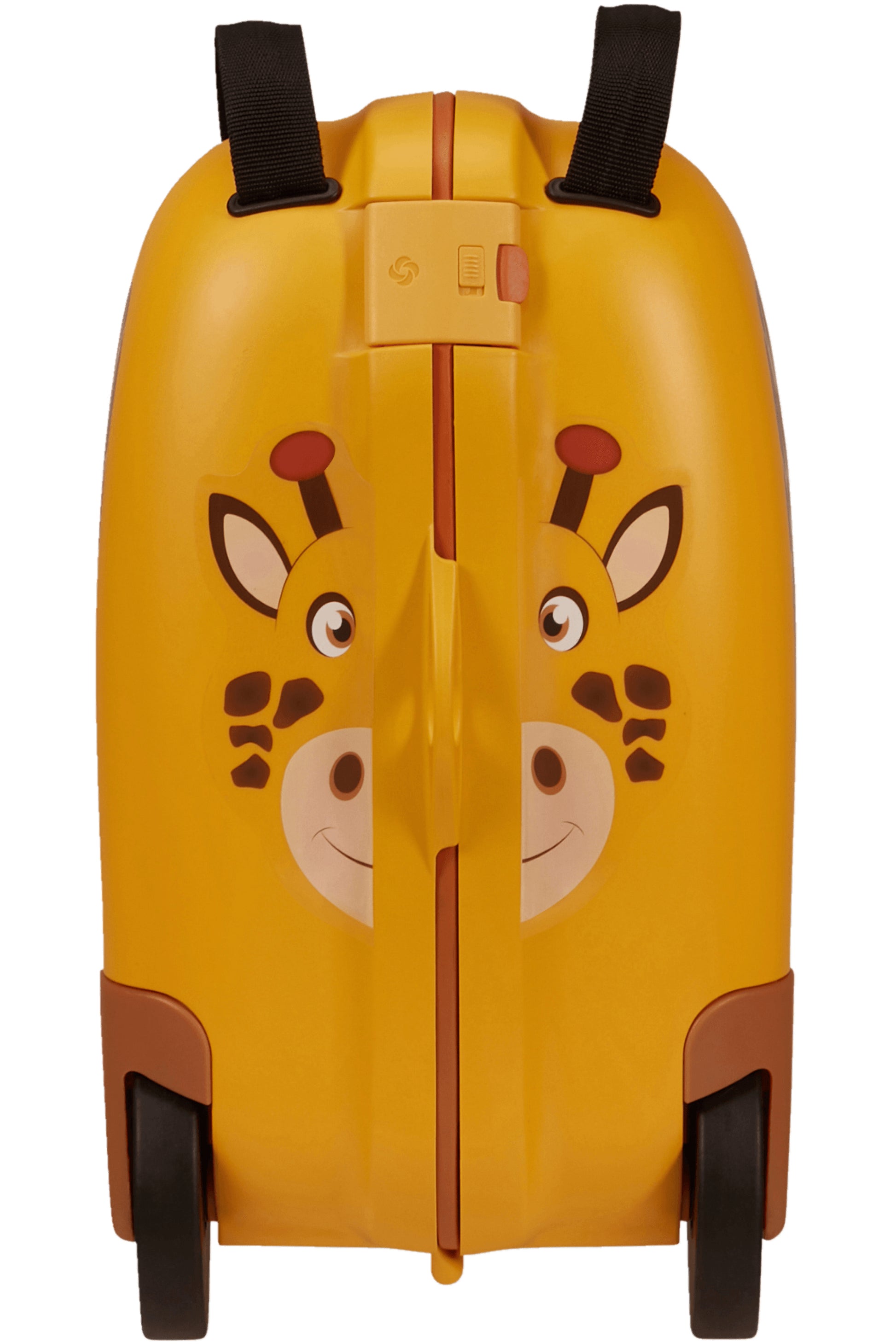 Samsonite Ride-on-Kindertrolley Dream2Go Rider Handgepäck – 30 l, 4 Rollen, Giraffenmuster, 52 × 38 × 21 cm