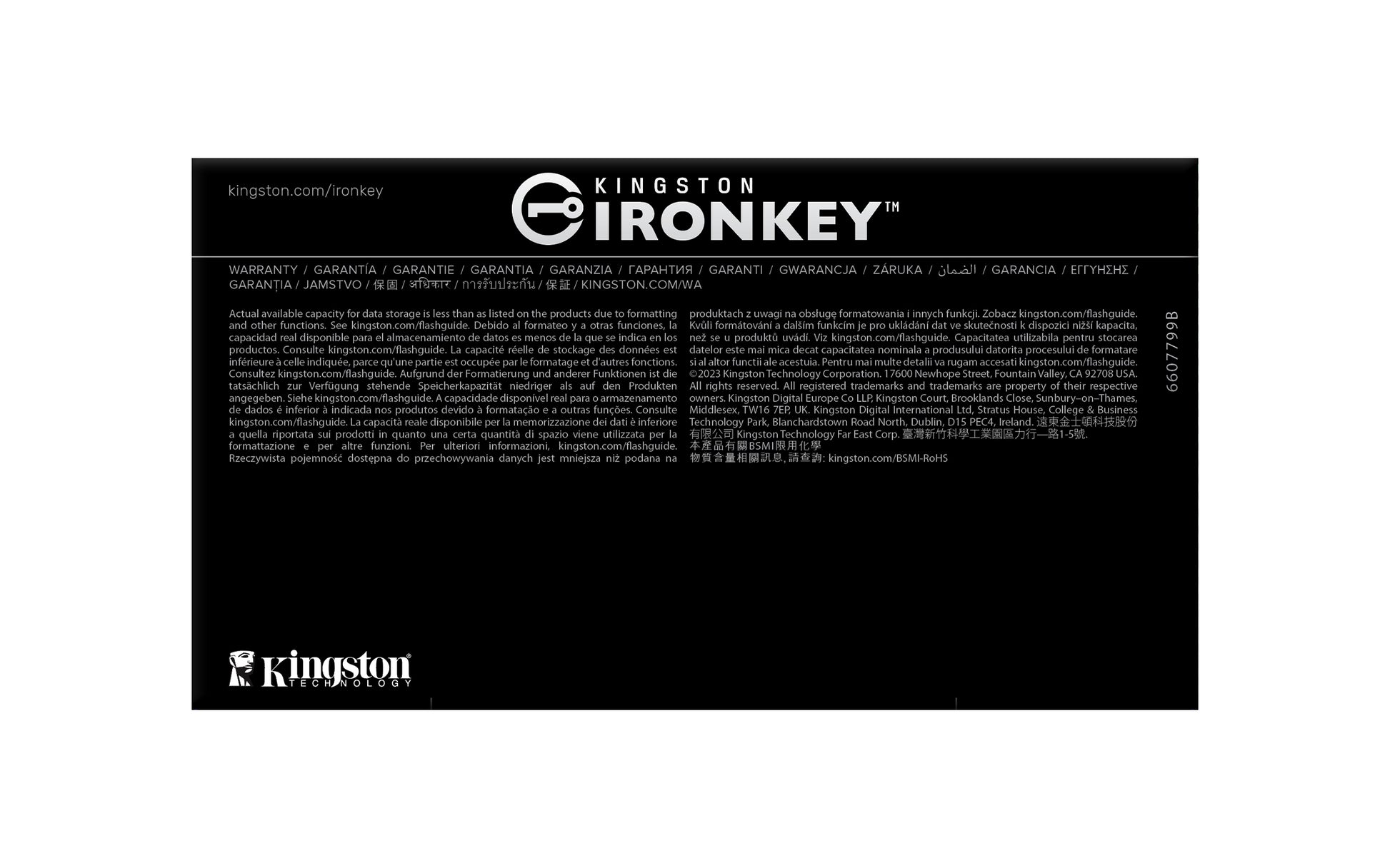 Kingston Technology Kingston IronKey D500S USB-Stick – 32 GB, FIPS 140-3 Level 3 (ausstehend), AES-256