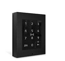 2N Zutrittsleser Access Unit 2.0 – 108 × 45 × 131 mm, schwarz, IP54
