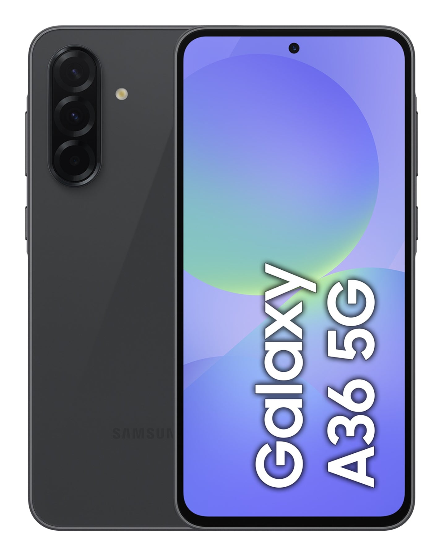 Samsung Galaxy A36 5G – schwarz, 6,7", 1080 × 2340, Android 15, 256 GB, 8 GB, Dual-SIM (NanoSIM + eSIM), IP67