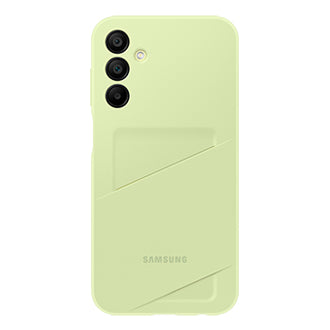Samsung Backcover – für Samsung Galaxy A15 5G, mit Kartenfach, Limette, kratzresistent