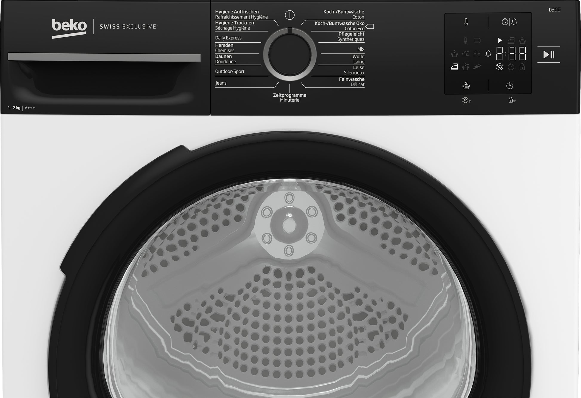 Beko Wäschetrockner TR207 – 7 kg, Wärmepumpe, Energieklasse C, 64 dB – Weiss