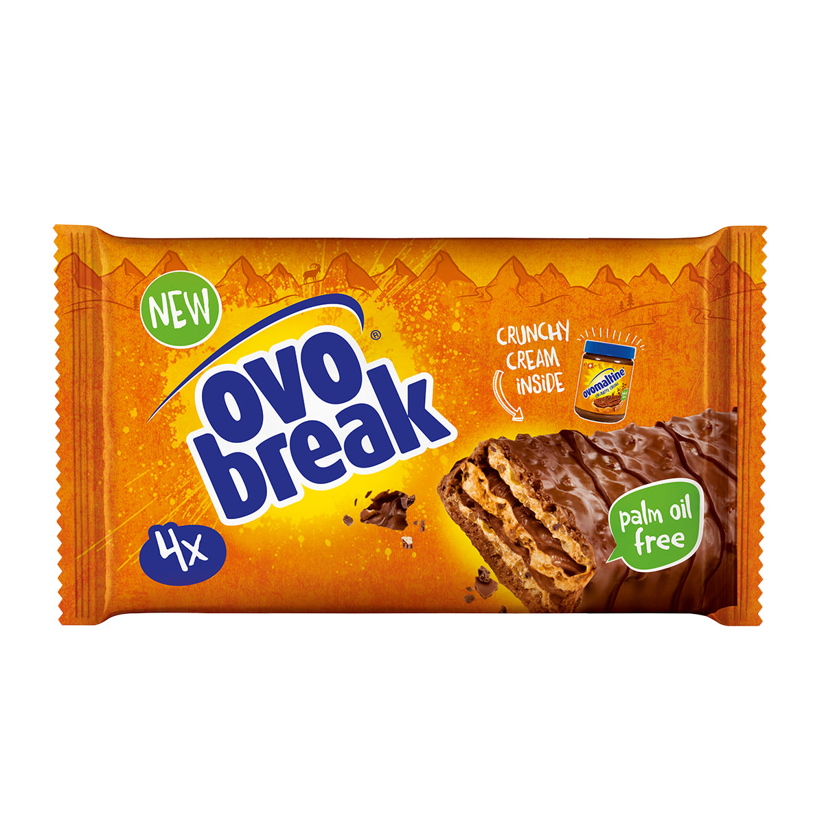 Ovomaltine Ovo Break – Waffelriegel, Milch, 4×39 g