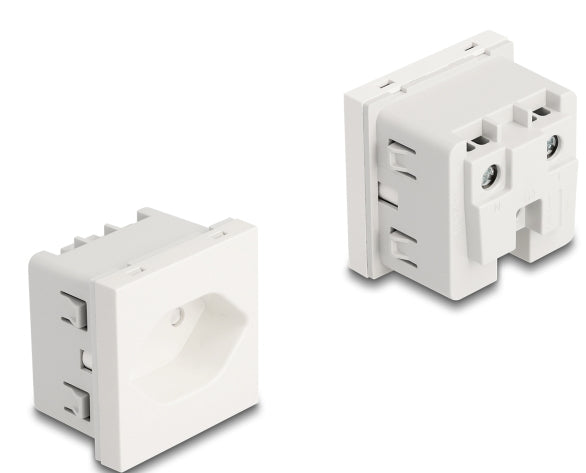 DeLOCK Easy 45 Steckdoseneinheit – 1×T13, Einbau