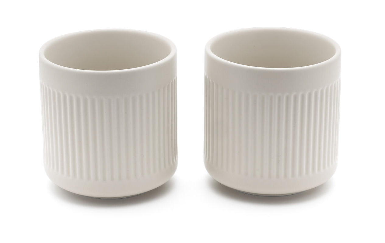 Bredemeijer Teetasse Skagen – 2er Set, 300 ml, Ø 8,3 cm, H 9,0 cm, Porzellan, Weiss