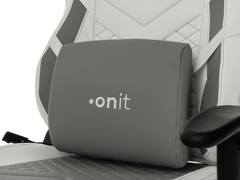 ONIT PC-Gamingstuhl – Grau, Schaumstoff