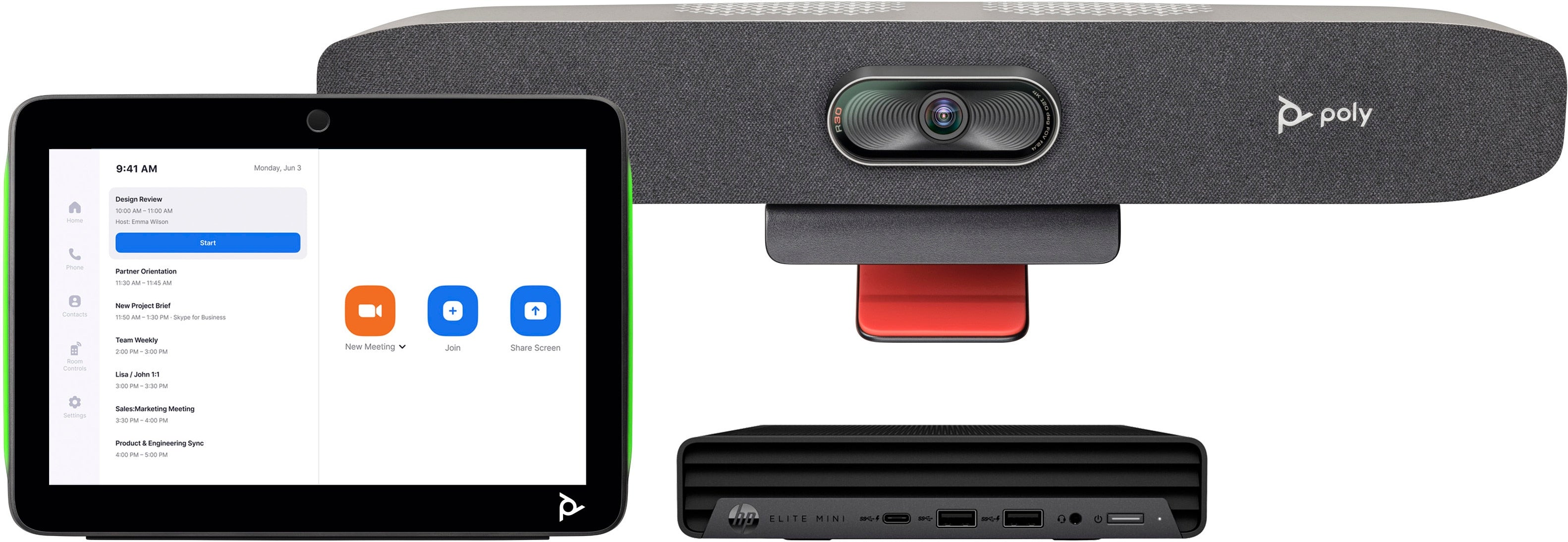Poly SRB ZR R30 UVB+PC WTC10 (UUZ) – Videobar