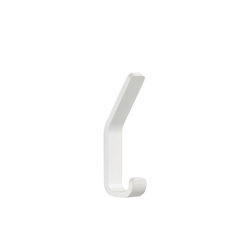 Zone Denmark Haken Rime gross – Aluminium, wandmontiert, 4×2×11,5 cm, weiss