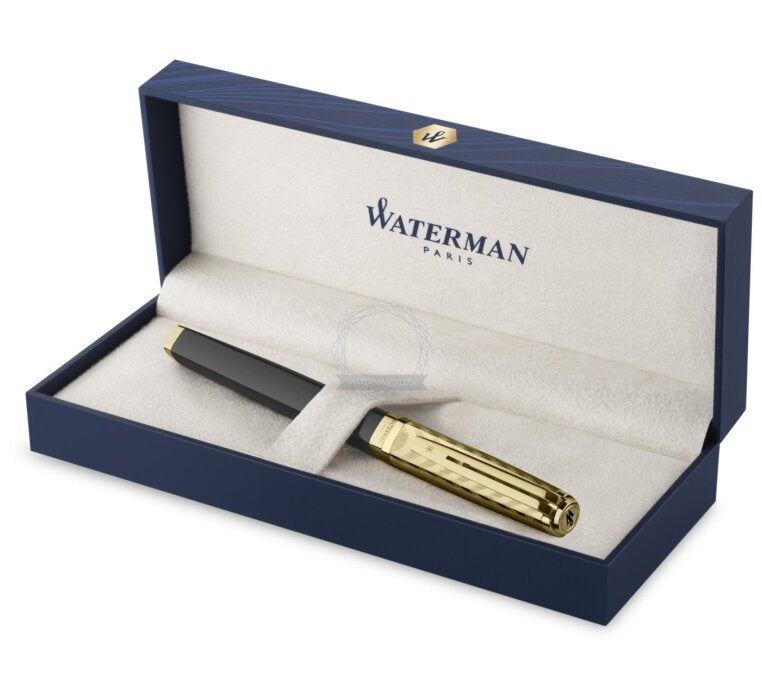 Waterman Exception Deluxe – Füllfederhalter – F – Schwarz