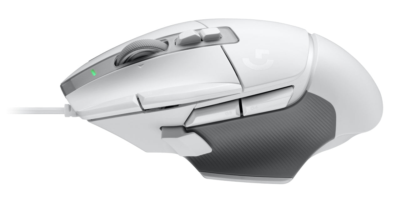 Logitech G G502 X – Gaming-Maus – Kabelgebunden (USB‑A), 25600 DPI, Rechts, Weiss