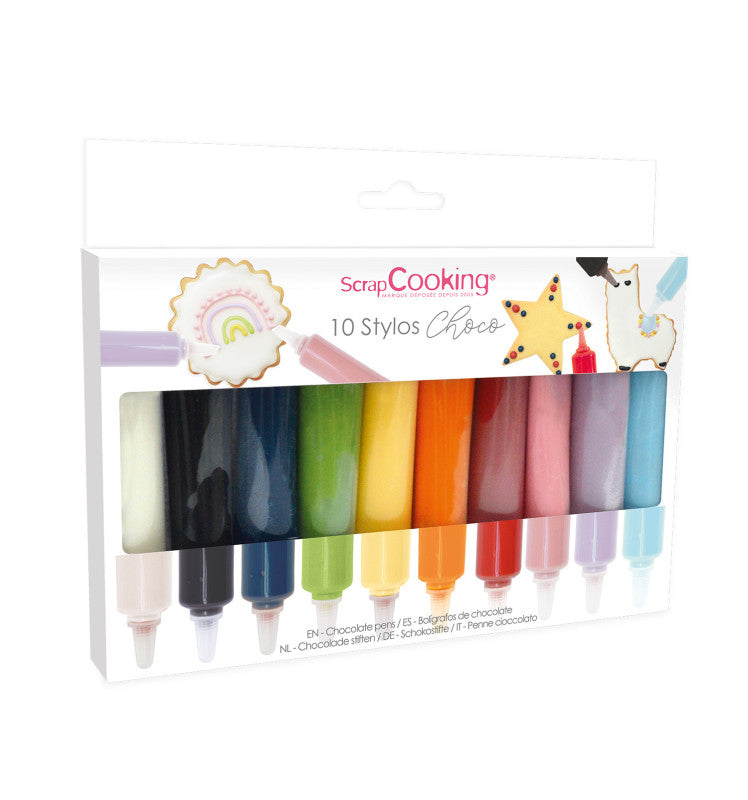 ScrapCooking Gebrauchsfertiger Farbguss Stift Mehrfarbig – 50 g