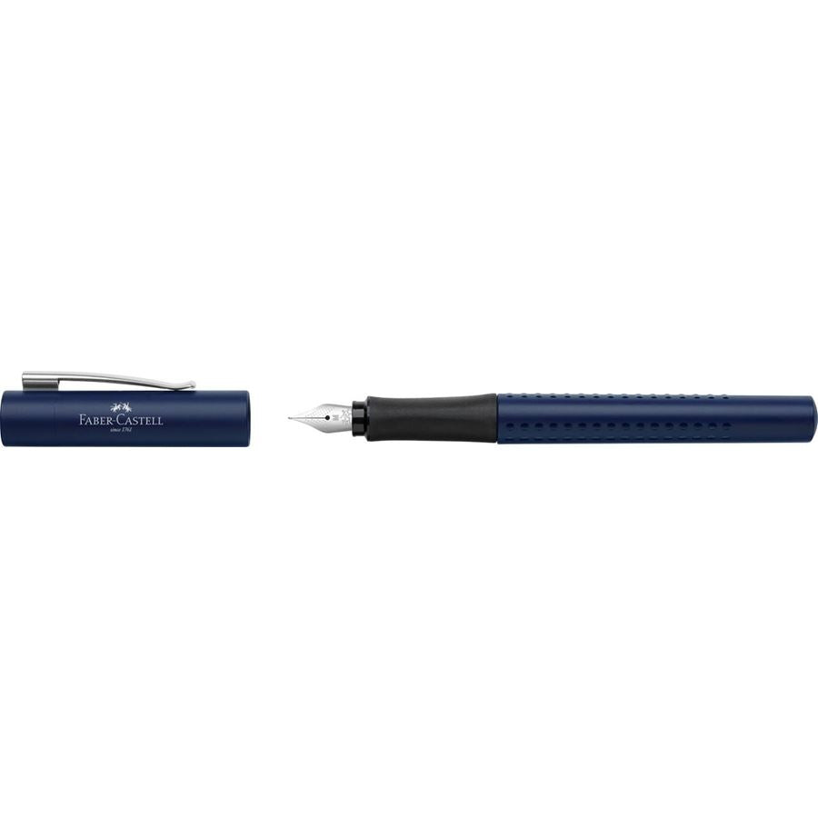 Faber-Castell Grip 2011 – Füllfederhalter – M – Blau – Edelstahl
