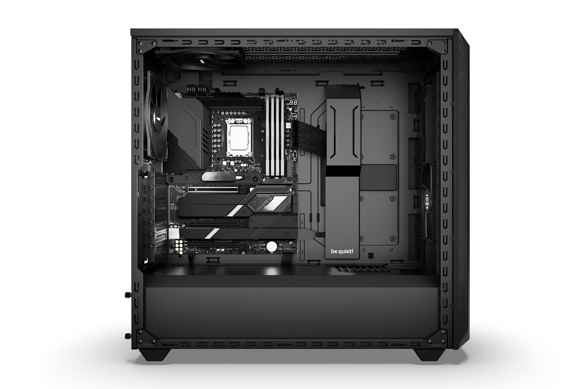 be quiet! be quiet Shadow Base 800 – PC-Gehäuse – für ATX, EATX, micro-ATX, Mini-ITX, max. GPU 43 cm, Schwarz