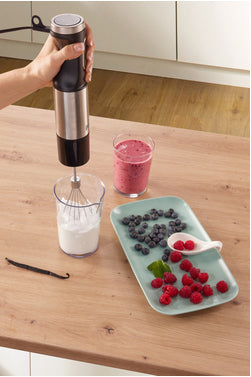 Gorenje Stabmixer HBX1000EB – 0,6 l Mixbecher, 1000 W – Schwarz