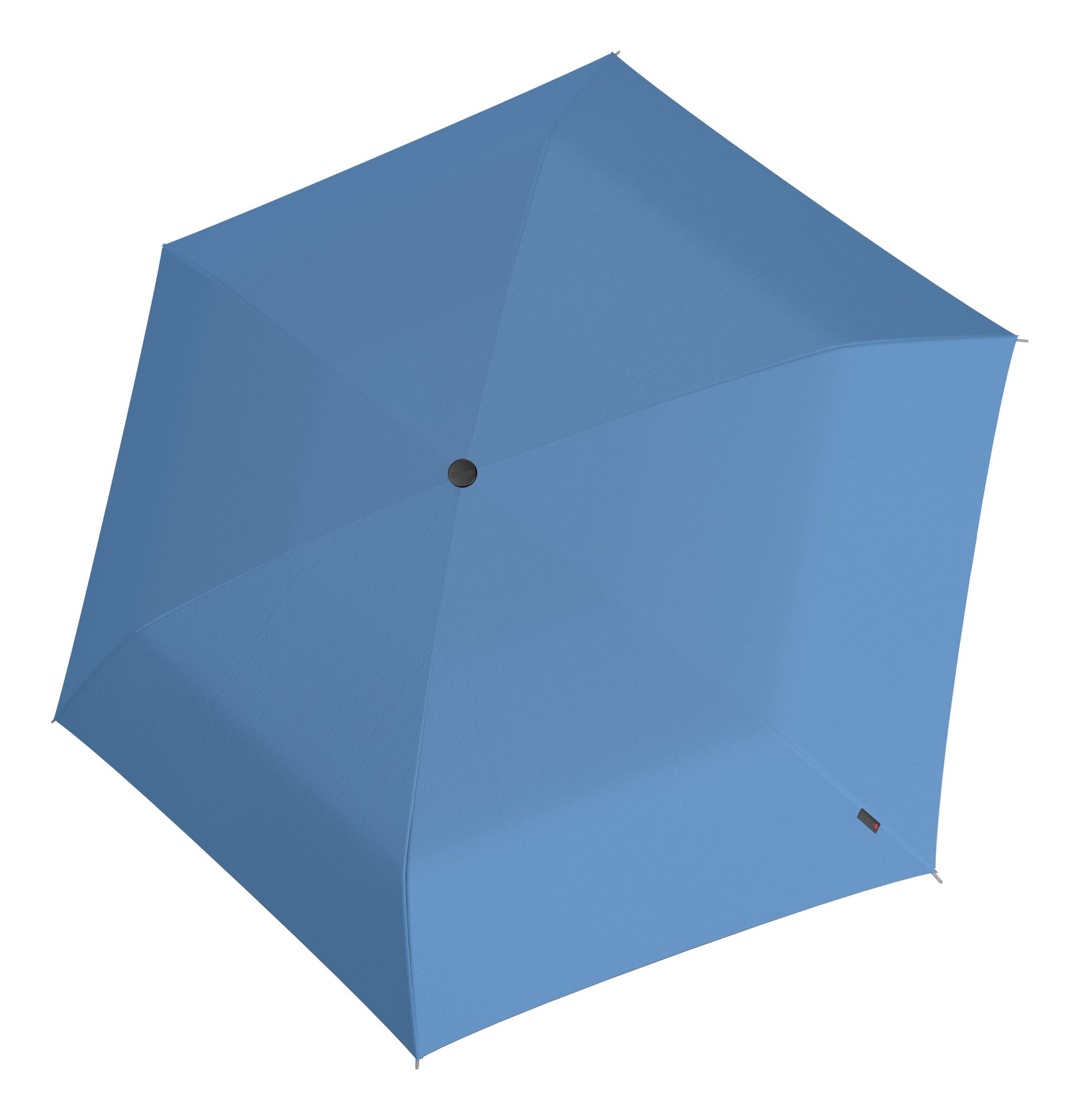 Knirps Taschenschirm US.050 – manuell, Ø 90 cm, L 21 cm – blau – HeatShield-Beschichtung, windfest