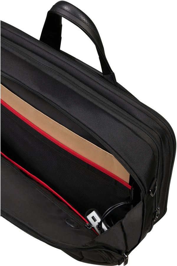Samsonite Pro-DLX 6 Notebook-Tasche – 24,5/31 l, wasserabweisend, RFID-Fach, Nylon, schwarz