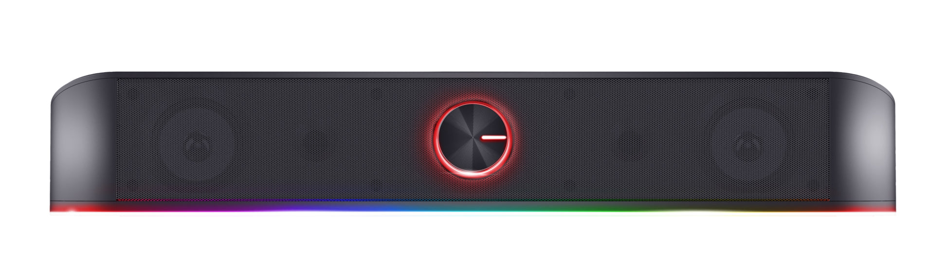 Trust GXT 619 Thorne – Soundbar, ohne Subwoofer – 2.0, 6 W, USB, 3,5 mm Klinke, LED-Beleuchtung, Schwarz