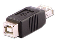 LINDY – USB-A (Buchse) auf USB-B (Buchse) Adapter