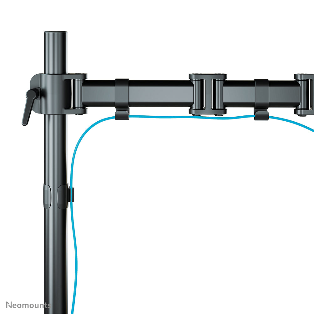 Neomounts Monitorarm, bis 27", VESA 75 × 75/100 × 100 mm, höhenverstellbar, schwenk-/drehbar, schwarz