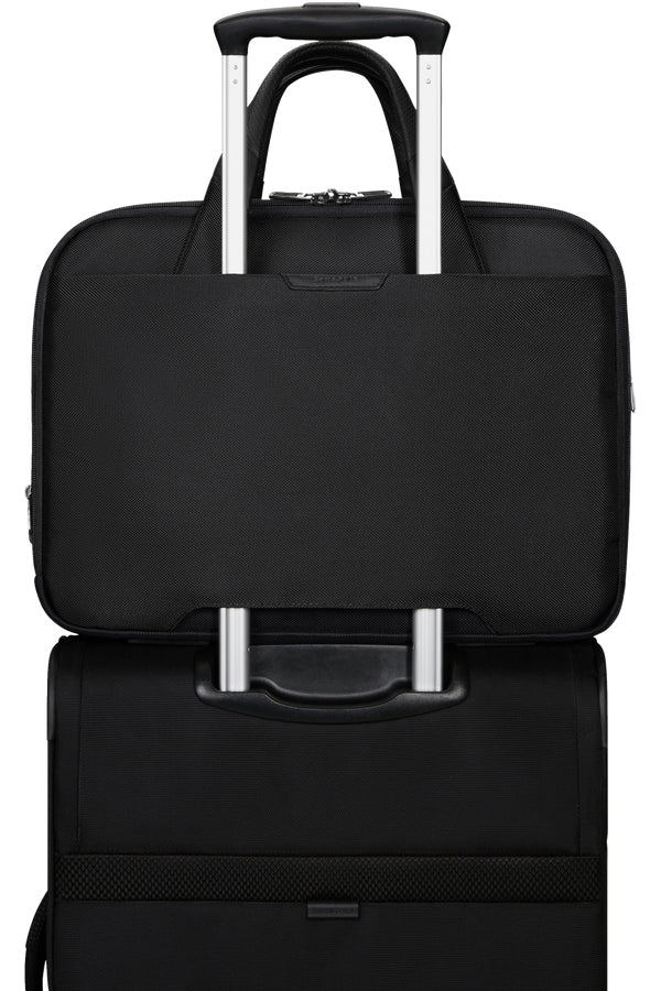 Samsonite Pro-DLX 6 Notebook-Tasche – 16/23 l, wasserabweisend, RFID-Fach, Nylon, schwarz