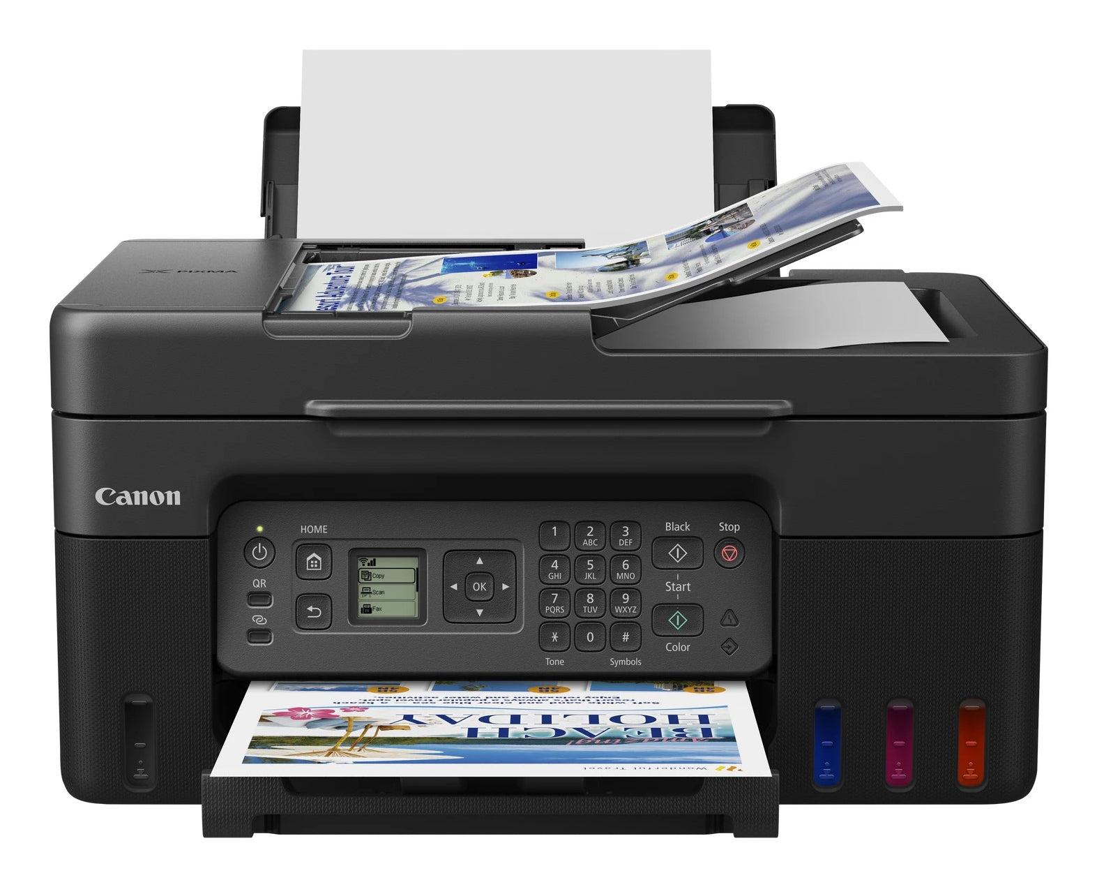 Canon PIXMA G4570 – Farbiges Tintenstrahl-MFP A4, 4-in-1 – WLAN – ADF