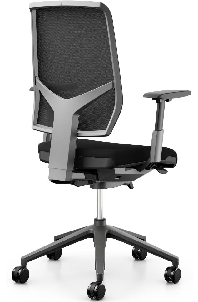 Giroflex Bürostuhl 68 – Sitzhöhe 40–52 cm, 120 kg, Schwarz