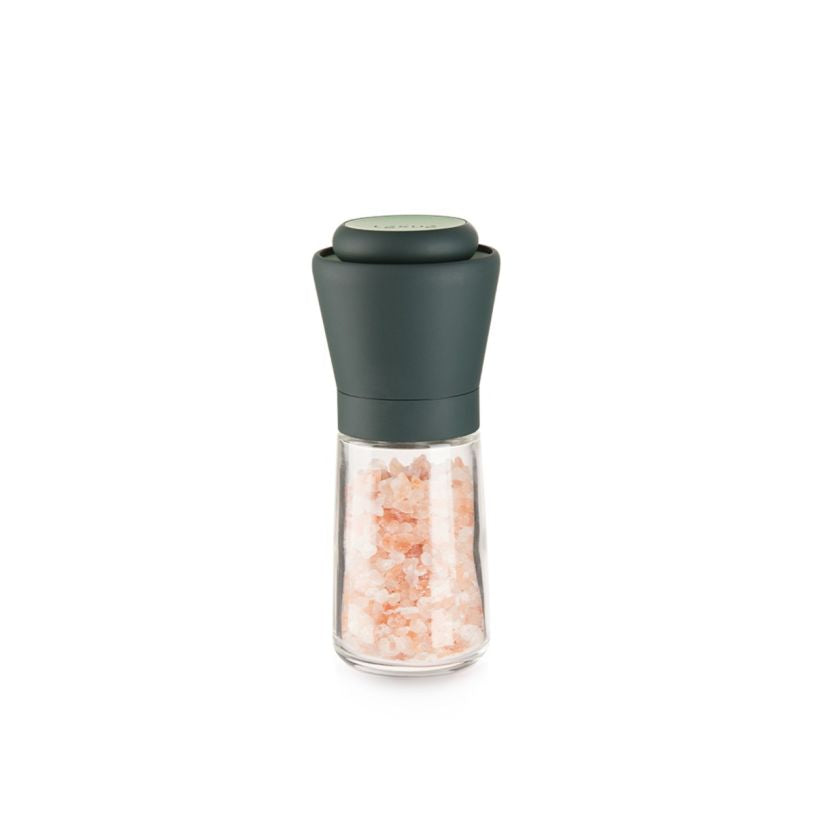 Lékué Salz- und Pfeffermühle 15,2 cm, Glas, Grau/Transparent, für Salz und Pfeffer
