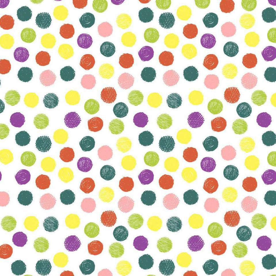 Paper + Design Servietten Punkte – mehrfarbig – 24 × 24 cm, 3-lagig – 20 Stück