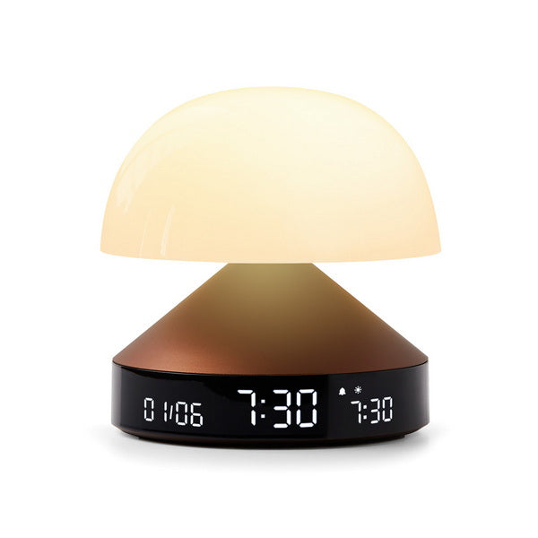 LEXON Lichtwecker Mina Sunrise – digital, bronze, Sonnenaufgangssimulation, Schlummerfunktion