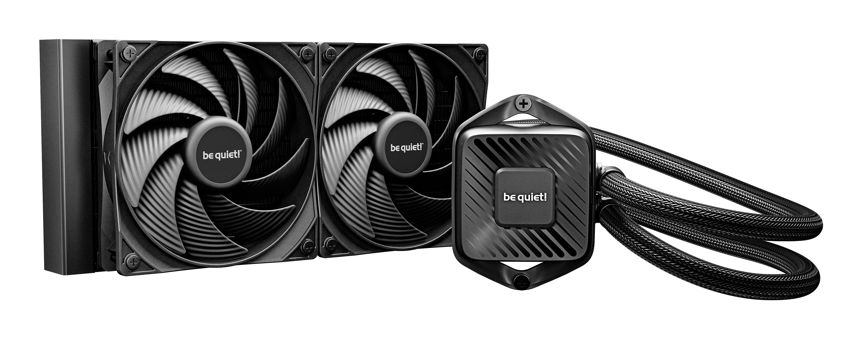 be quiet! be quiet PURE LOOP 3 – AIO CPU-Kühler 240 mm, 2×120 mm PWM, 2100 U/min, 101,2 m³/h, Schwarz, für Intel LGA1851