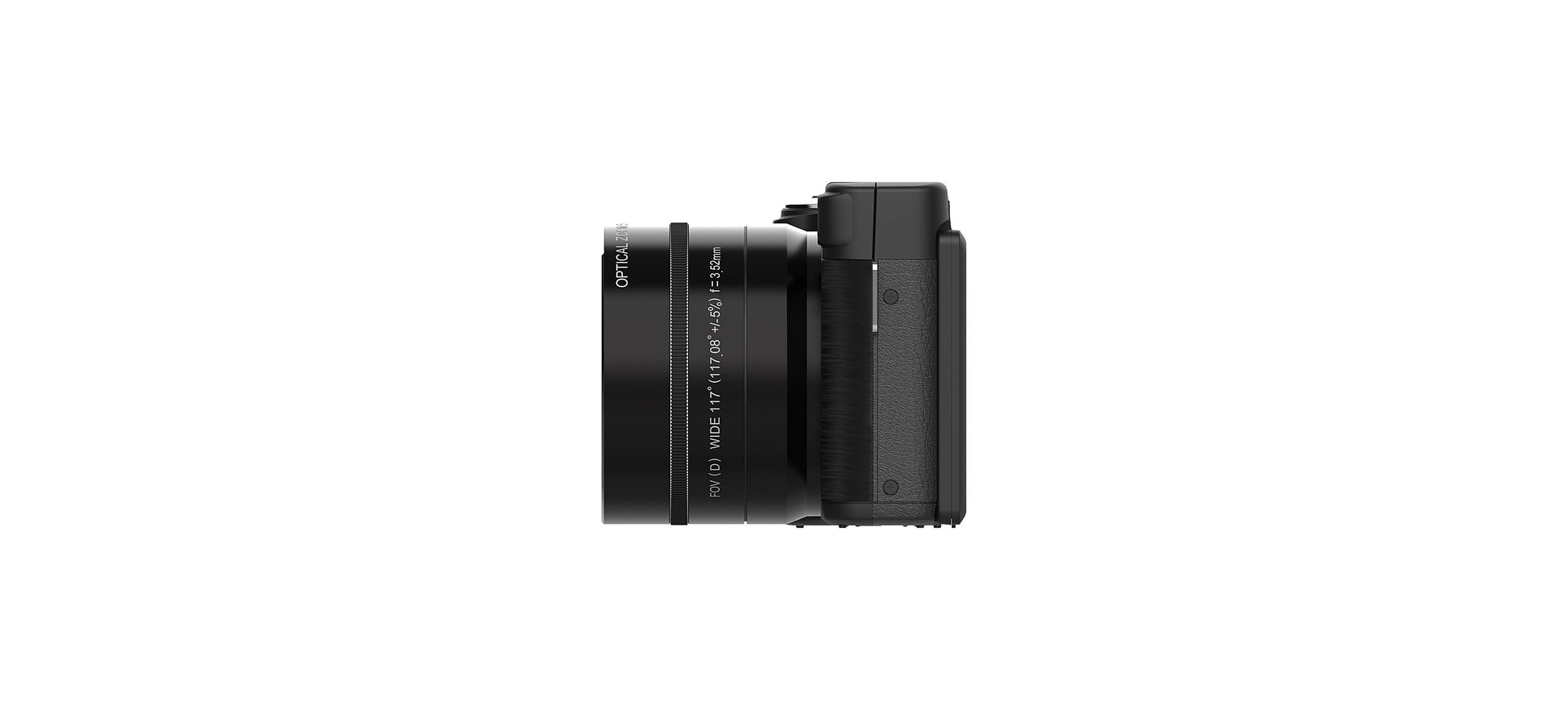 AgfaPhoto VLG4KOPT – Kompaktkamera, 24 MP, 4K 60 fps, 5× optischer Zoom, Schwarz