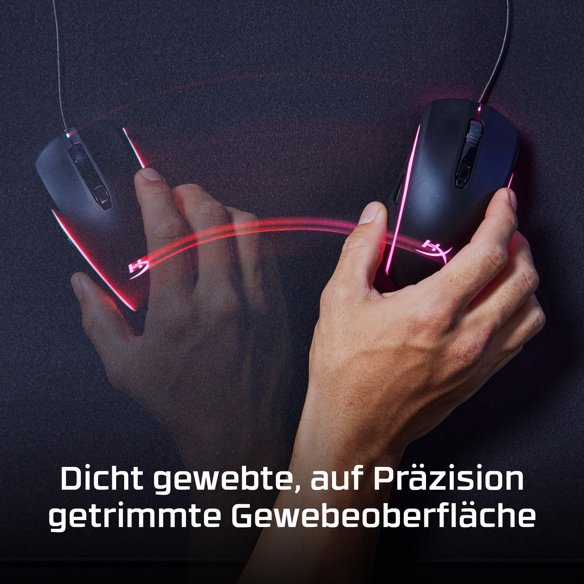 HyperX Pulsefire Mat – Gaming-Mauspad – Schwarz – 900 × 420 mm