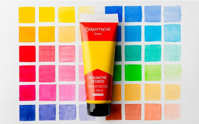 Caran d-Ache Caran d'Ache – Studio – Gouache – Fluoreszierendes Purpur, 250 ml