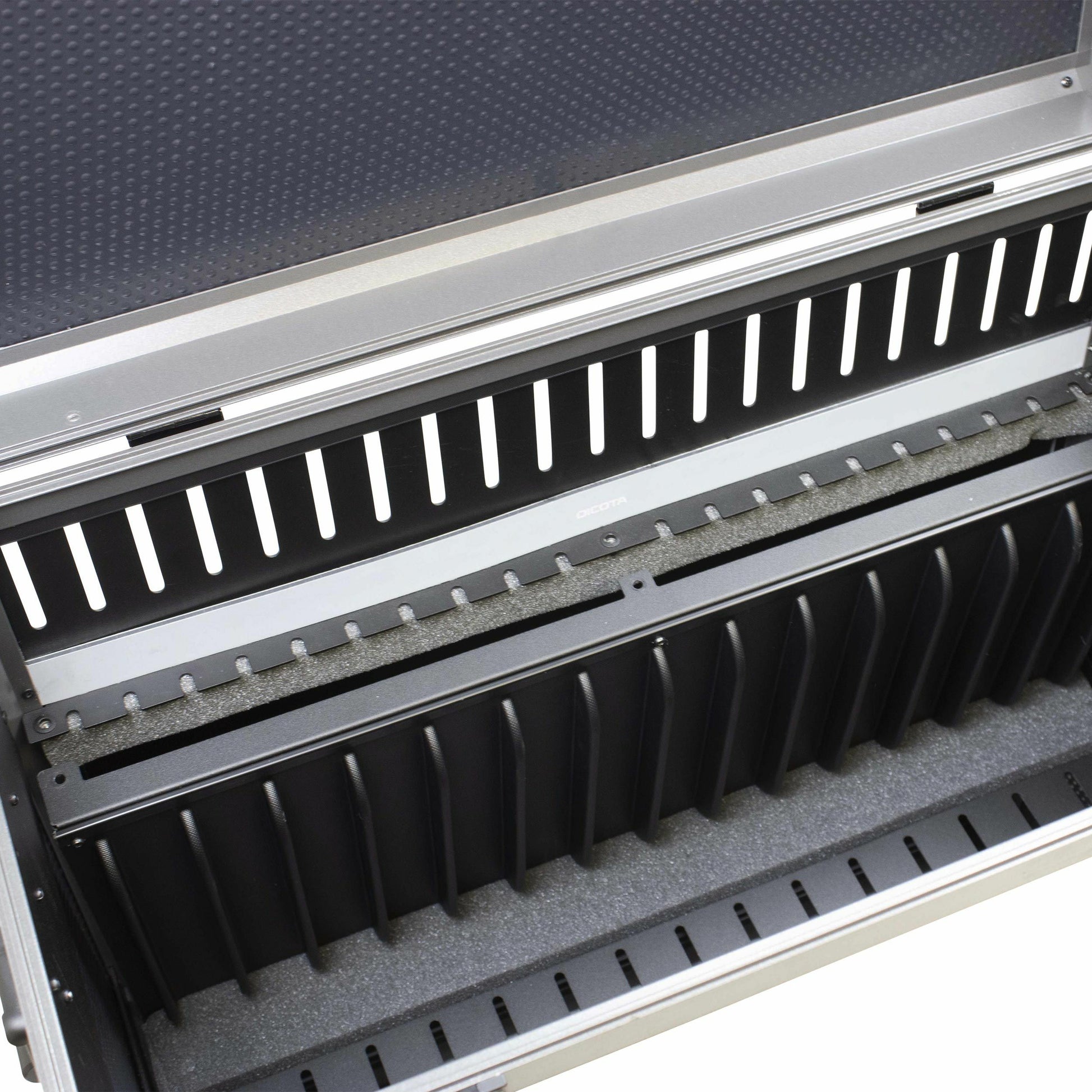 DICOTA D32005-CH Notebook-Trolley – für Tablets, 20 Geräte, Aluminium, schwarz