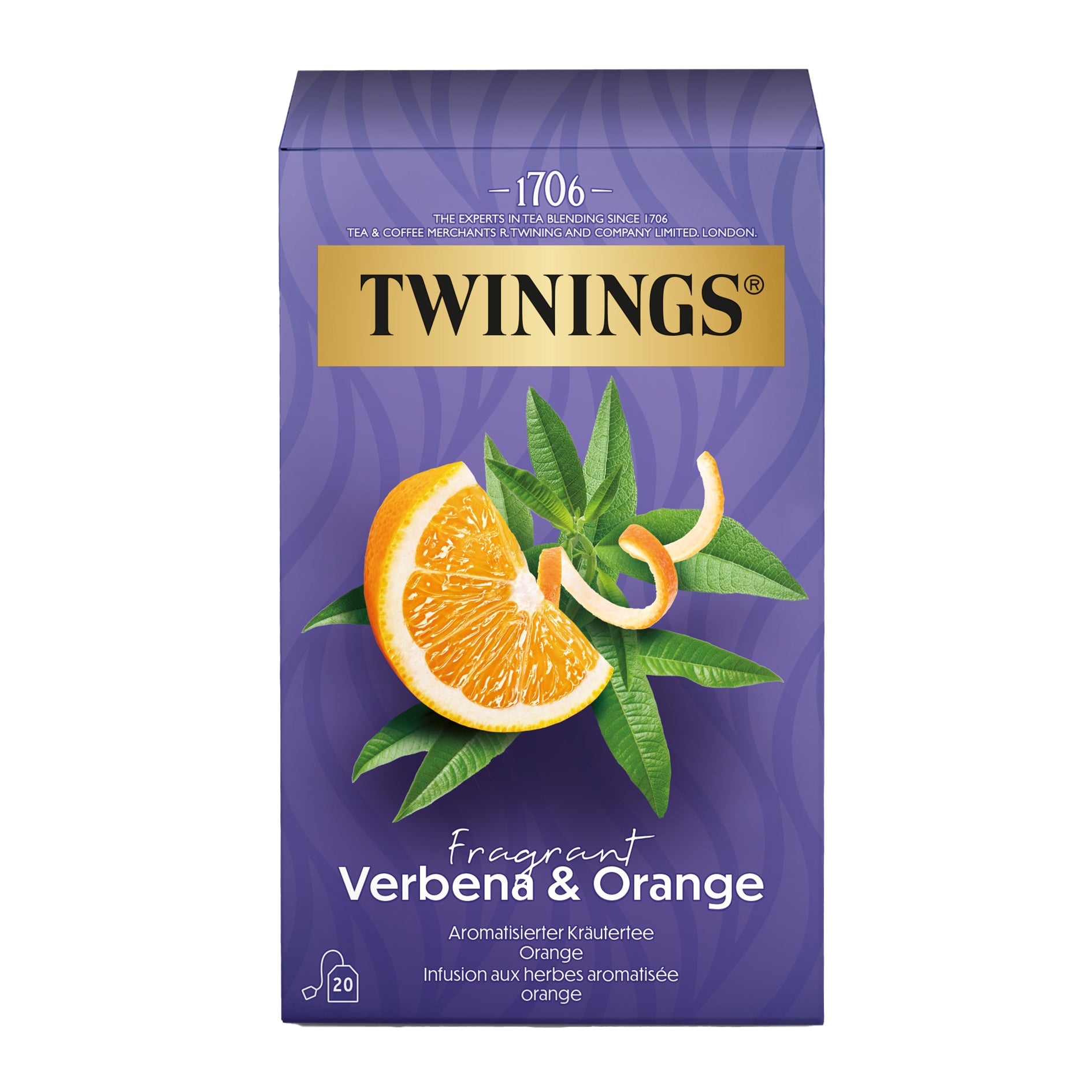 Twinings – Früchtetee Eisenkraut & Orange – Teebeutel 20 Beutel
