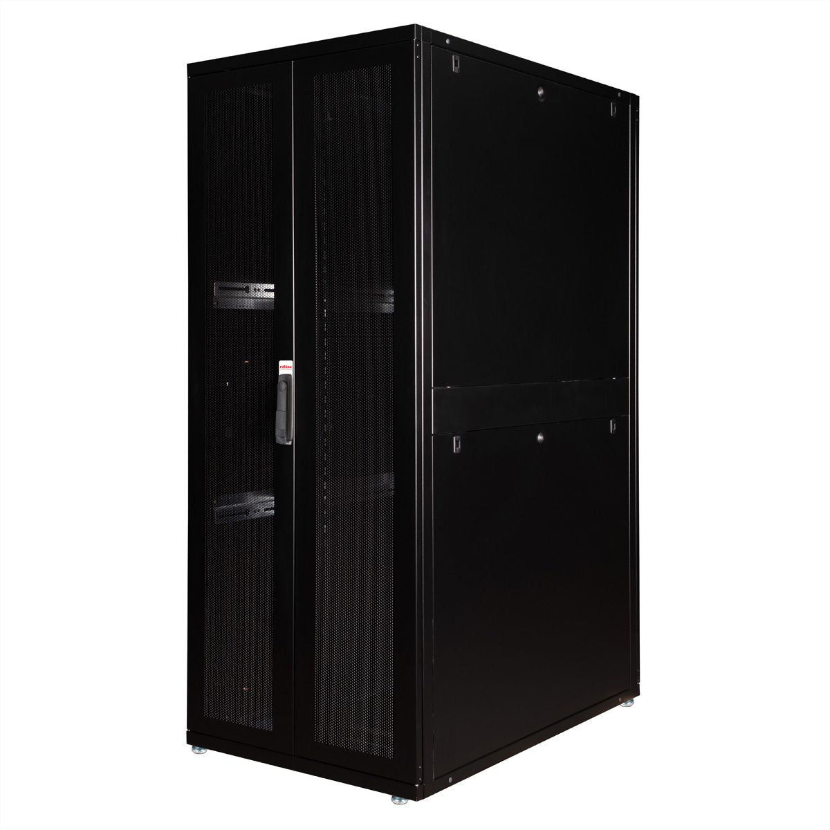 ROLINE Pro – 19" Netzwerkschrank 42U, IP20, abschliessbar, 800 × 1200 × 1970 mm, schwarz, Stahl