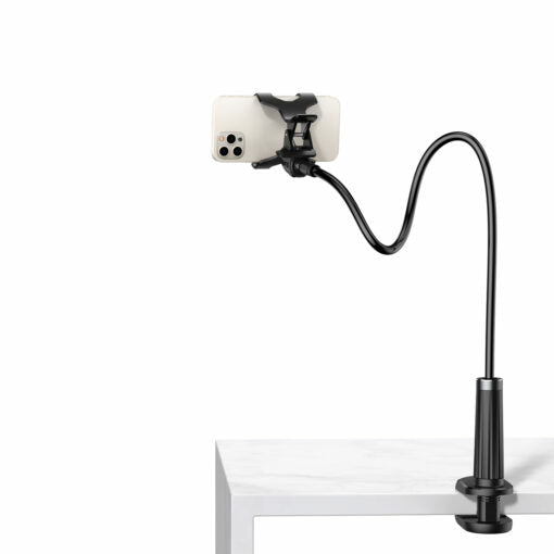 Ugreen 80906 Clipstand – Tisch-Ständer – 90 cm Schwanenhals, Klemmhalterung – für 4–7,2" Mobiltelefone – Schwa