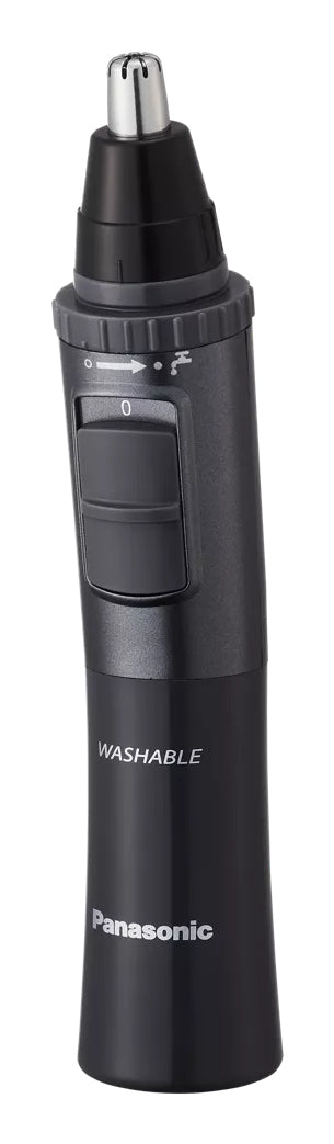 Panasonic Nasen-/Ohrtrimmer ER-GN33-H301 – batteriebetrieben (AA), 78 min – schwarz, Edelstahlmesser