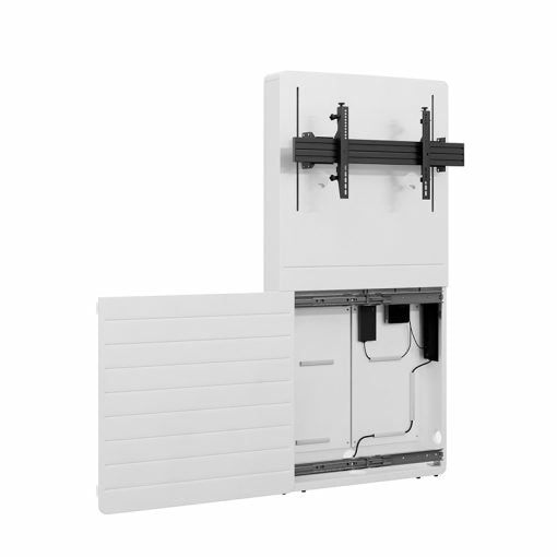 Hagor Wandlift (bodenstehend) – 75–98" – VESA 200×200–800×600 – bis 100 kg – CON-Line Big W Lift