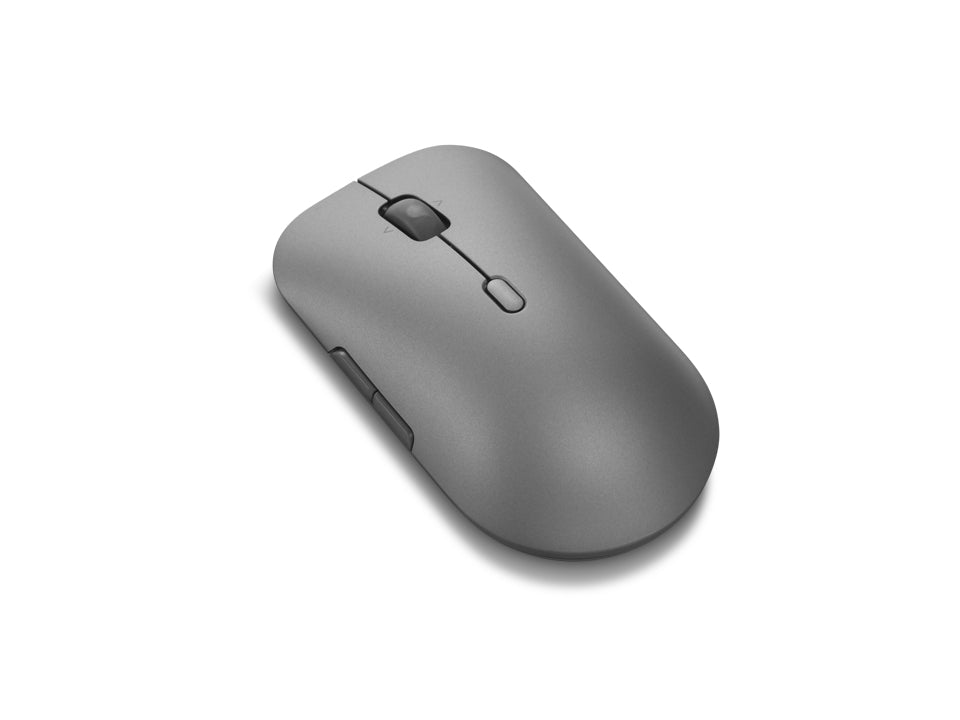 Lenovo Pro Plus 6050 – Maus, beidhändig, optisch, 2400 DPI, Multi-Device, Grau