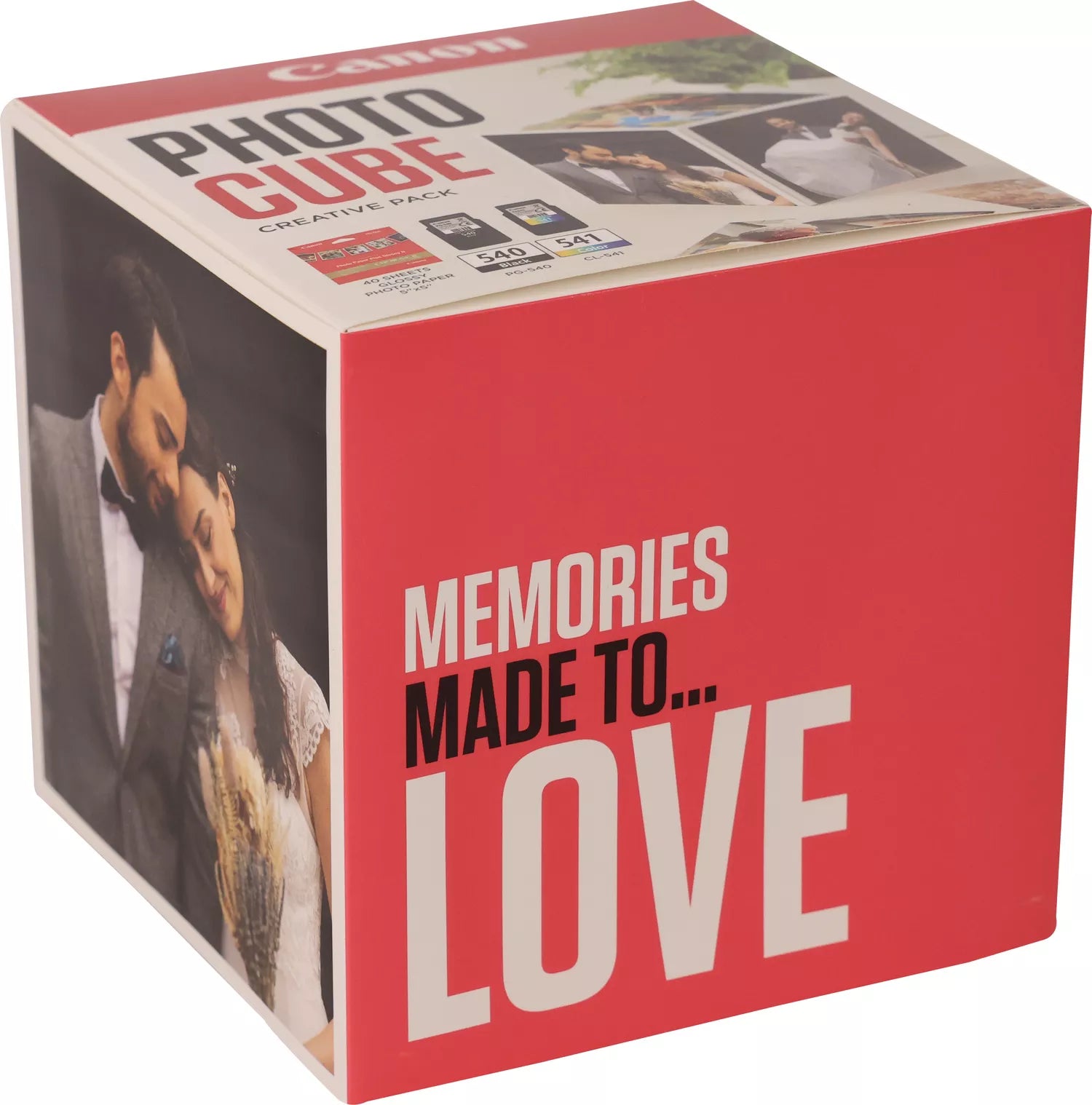 Canon Tintenpatronen-Multipack PG-540/CL-541 Photo Cube, mit 5" × 5" Fotopapier – für PIXMA