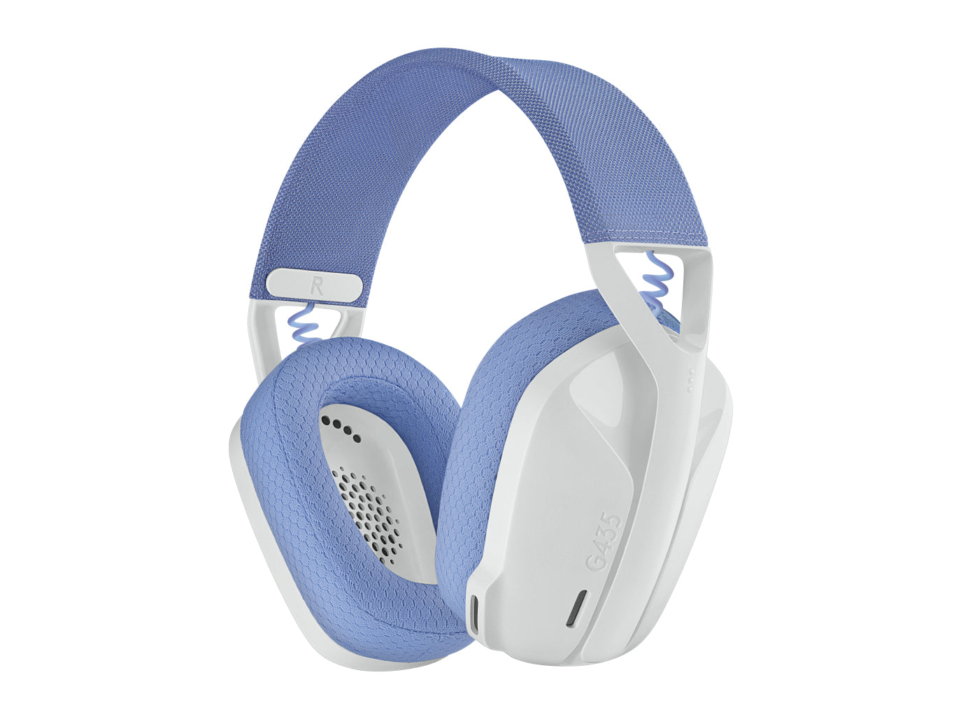 Logitech G G435 Gaming-Headset – Over-Ear, Stereo, BT, mit USB-A-Dongle, Weiss