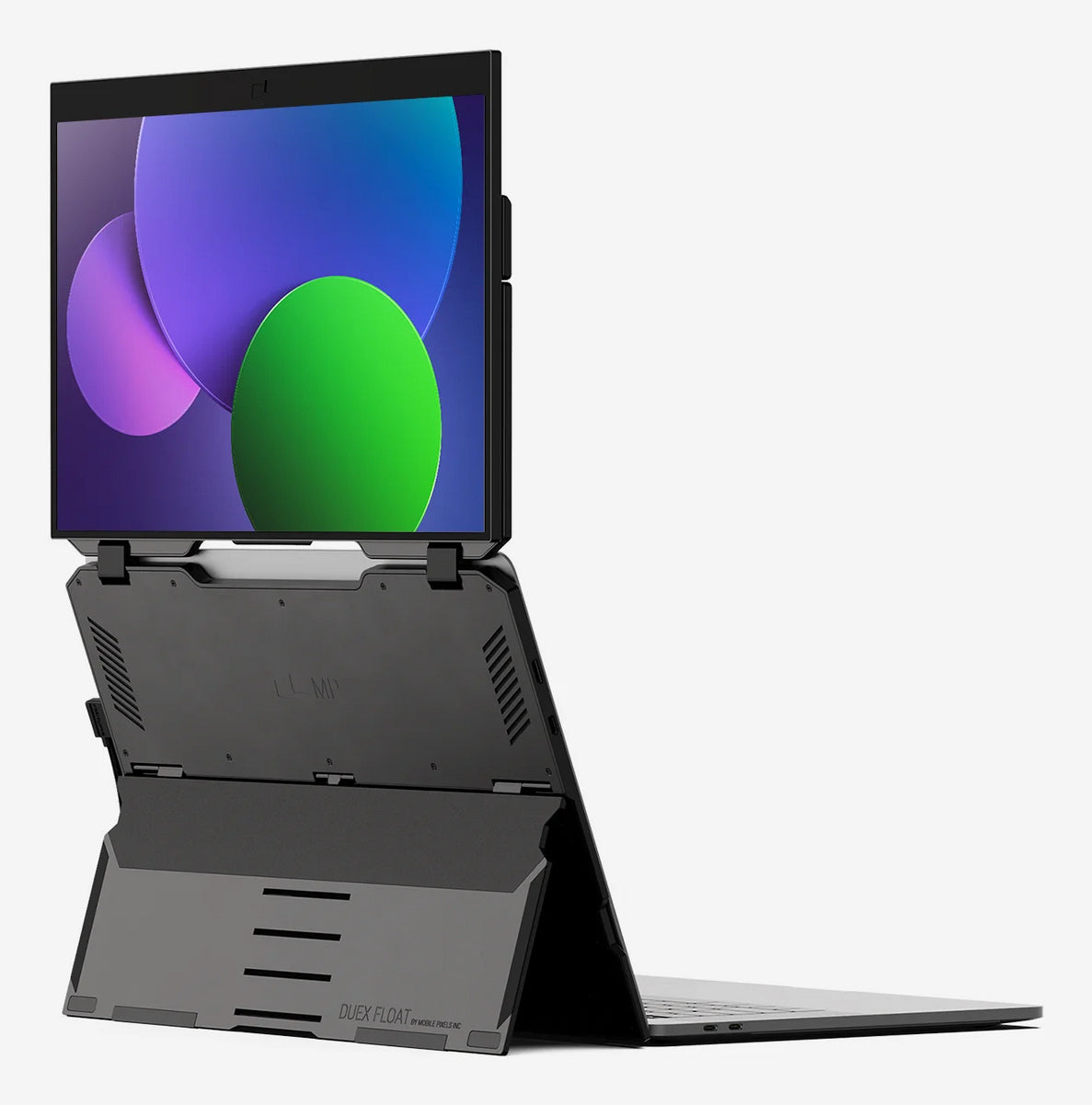 Mobile Pixels Duex Float – Portabler Monitor, 15,6", IPS, Touch, 60 Hz, 250 cd/m², USB-C, HDMI, Schwarz