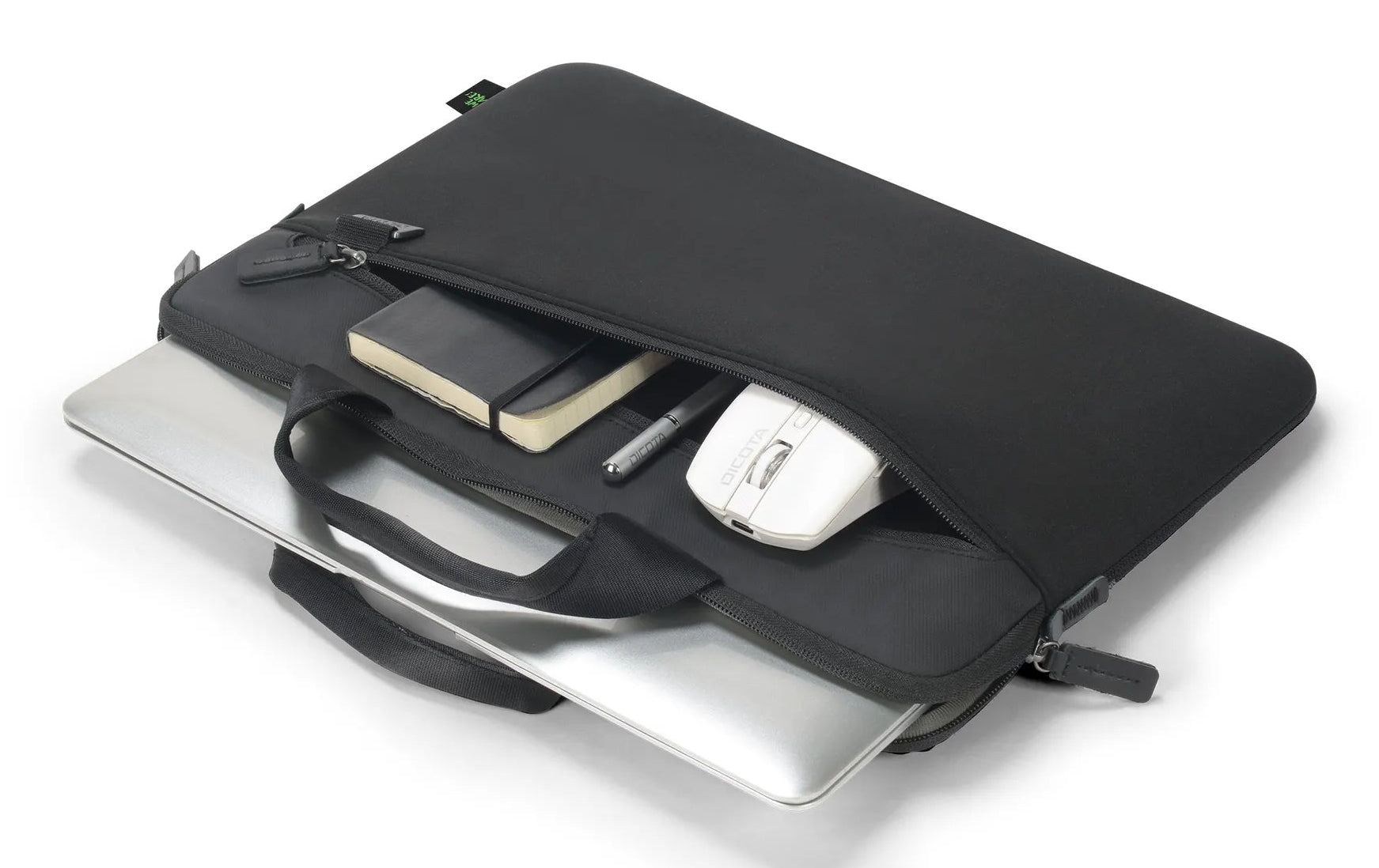 DICOTA SLEEVE PLUS FIVE Notebook-Schutzhülle 13" – Schwarz
