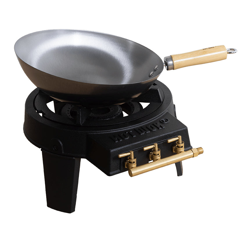 Hot Wok Gasgrill HW3812 – 12000 W, 1 Brenner, Gusseisen – Schwarz